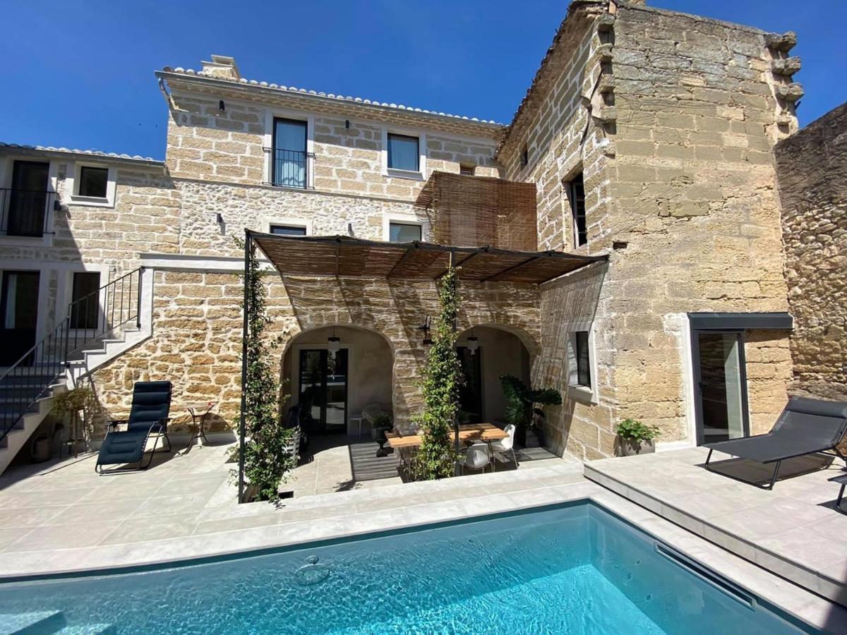 Bed and Breakfast La Cour St Siffret- Uzès à Saint-Siffret Extérieur photo